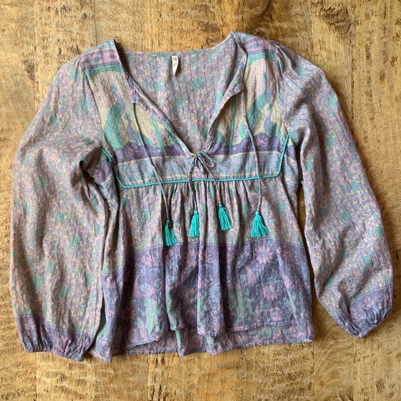 Spell and the Gypsy COTTON lurex Xanadu Top - Picture 4 of 7